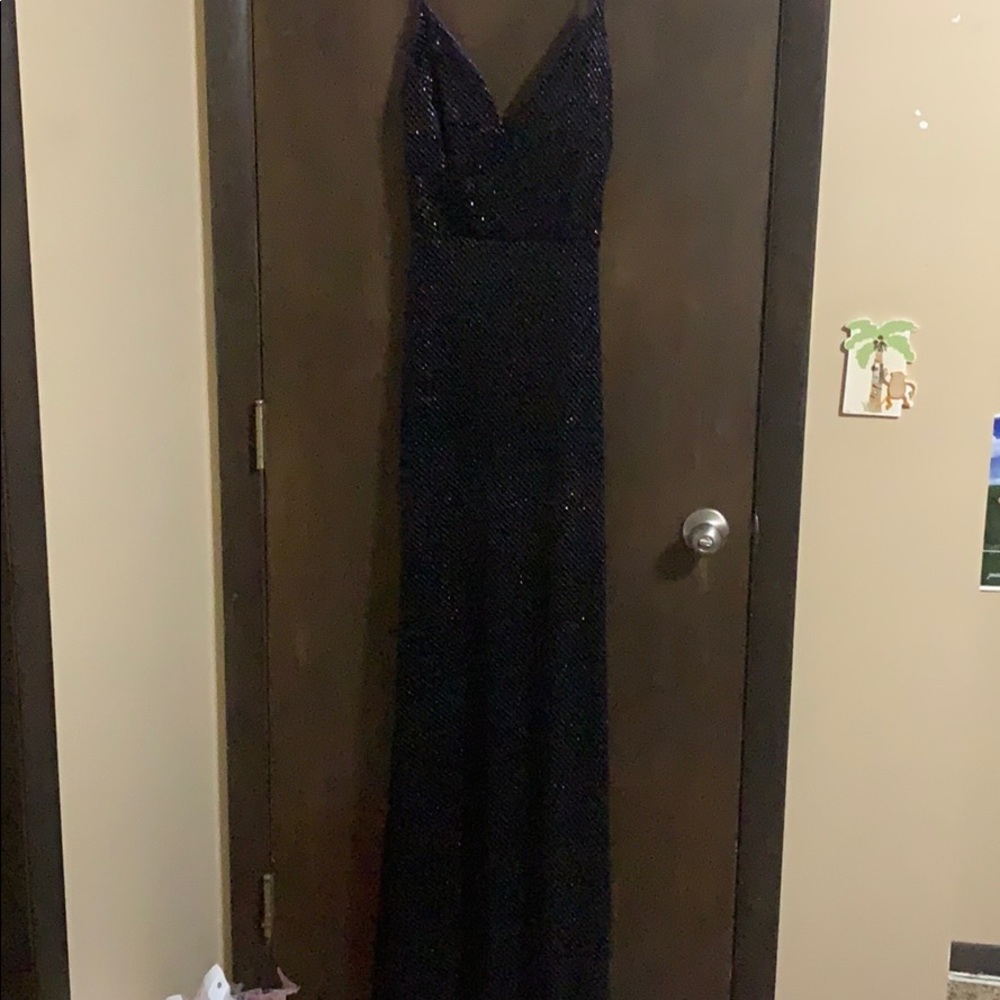 Navy Blue Prom Dress